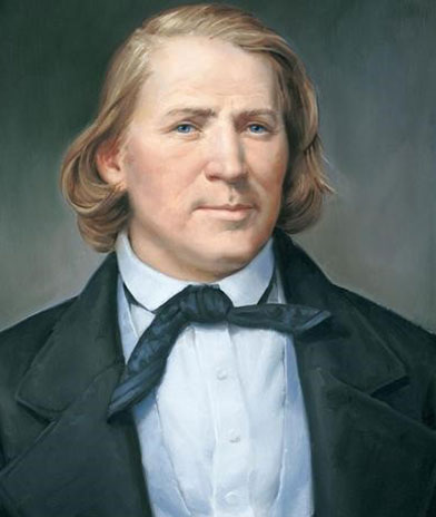 portrait of Brigham Young, second prophet of The Church of Jesus Christ of Latter-day Saints